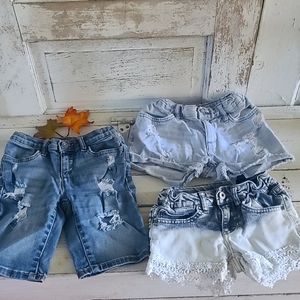Jean shorts Girls size 7